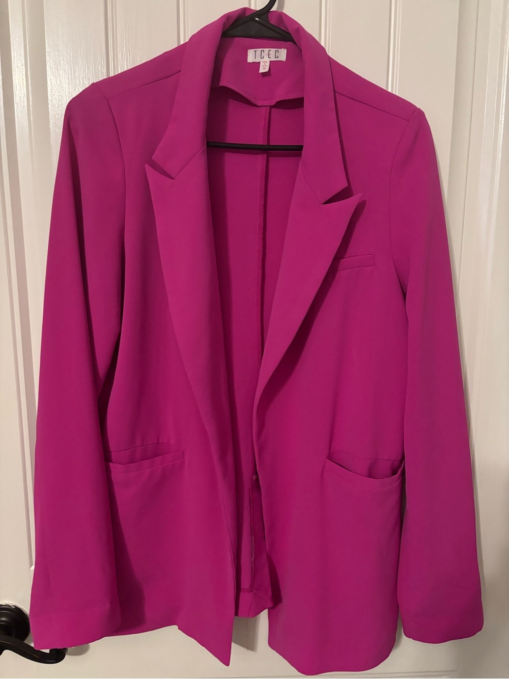 TCEC Women's Bright Fuchsia Open Blazer